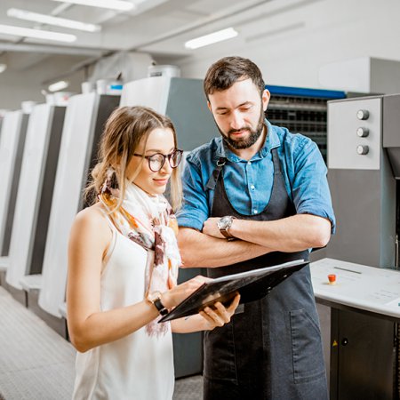 Coordonnateur de la logistique de production graphique